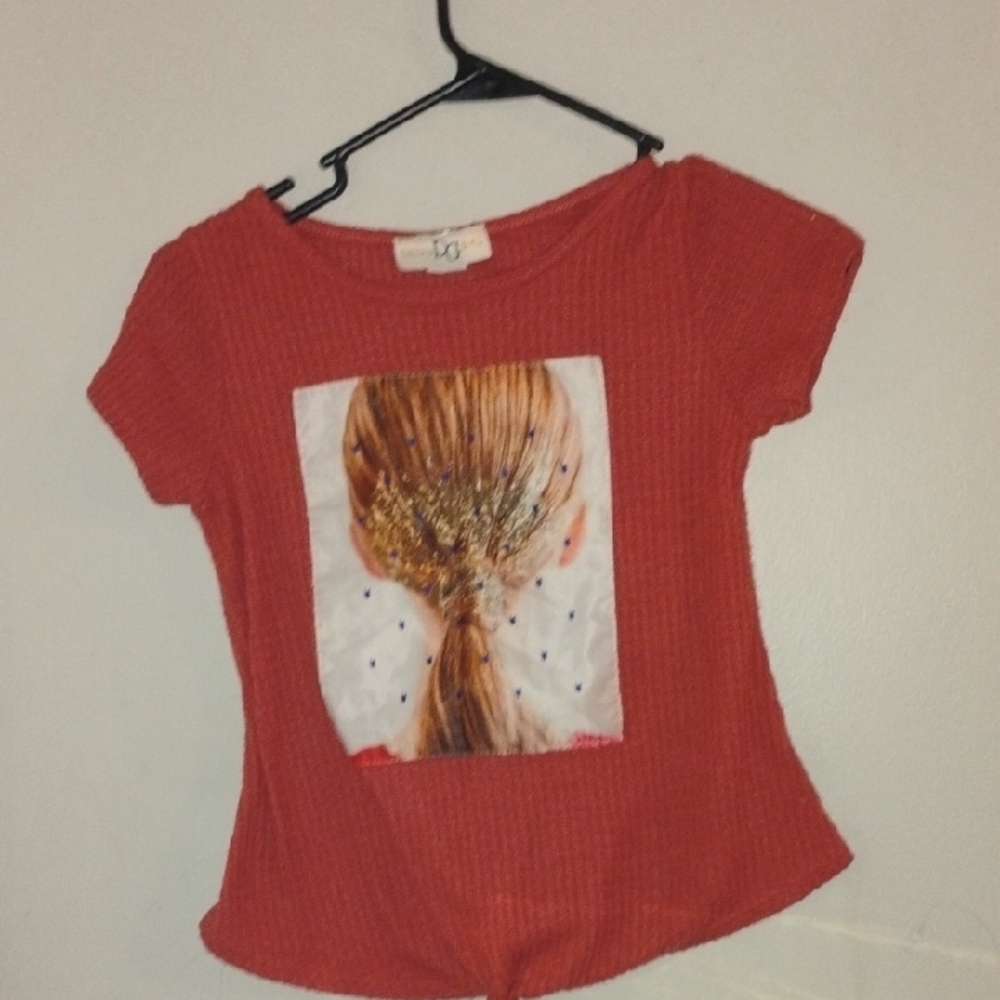 Kids Red Graphic T-Shirt